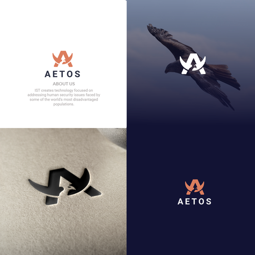 Zeus had an Eagle named "Aetos" - please make us a logo that does him justice Design by logorilla™