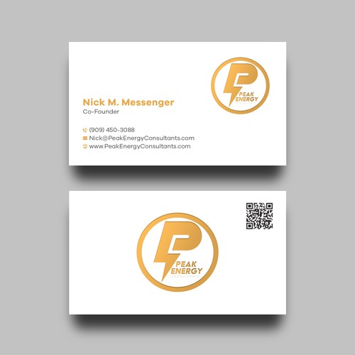 Modern Business Card Design for Electric Energy and Solar Company Design by Birendra Chandra Das