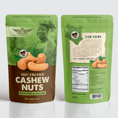 Upcoming soical impact enterprise | Cashew Kenya Ontwerp door FreshApple