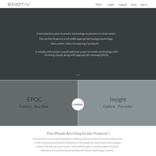 Redesign website for International Award Winning EEG system Design by Crenovates