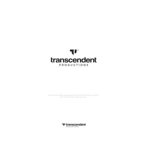 Edgy, Minimalist design for a Production A/V company Design by mr.giraffe.design