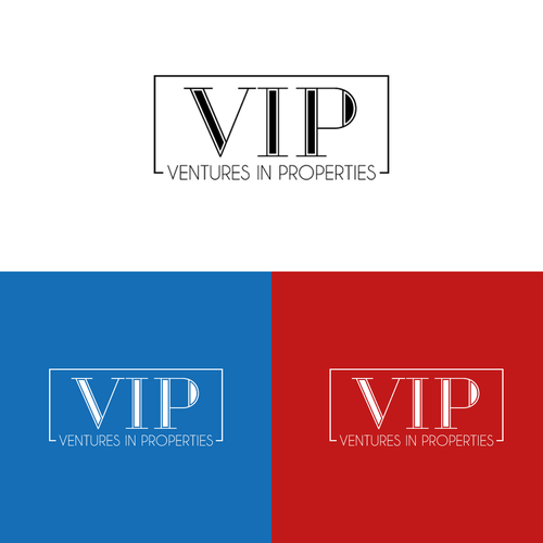 Real estate agent seeking a logo that plays on a VIP image. Design by AWhelan