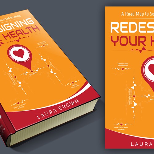 Create a striking road map to wellness book cover for Redesigning Your Health Design by DIAZ BROTHERS