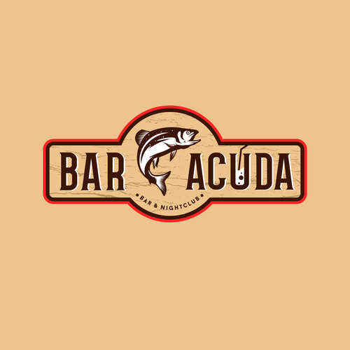 Logo for BAR ACUDA beach bar Design by Kristanna