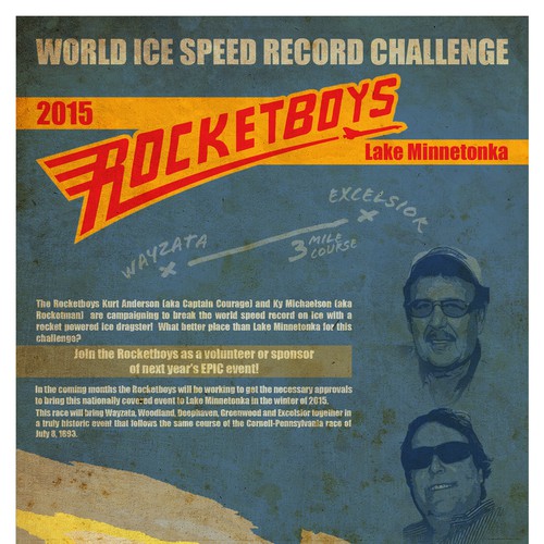 Create event poster for World Record Speed Event! Design by Parip