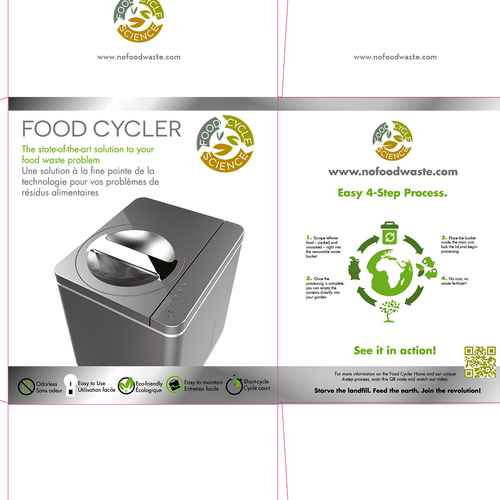 Food Cycler Indoor Composter Package Design Design by ZeKdesign