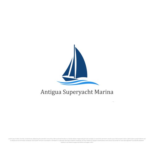 Logo for Antigua Superyacht Marina Design by YaRa_11