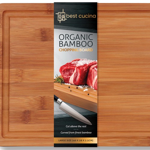 Bamboo Chopping Board Colour Card (2 Bamboo Chopping Board Models) Design by tomdesign.org