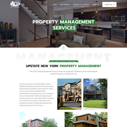 **Upgrade** existing website.  Tons of High Res existing imagery! Design by FuturisticBug