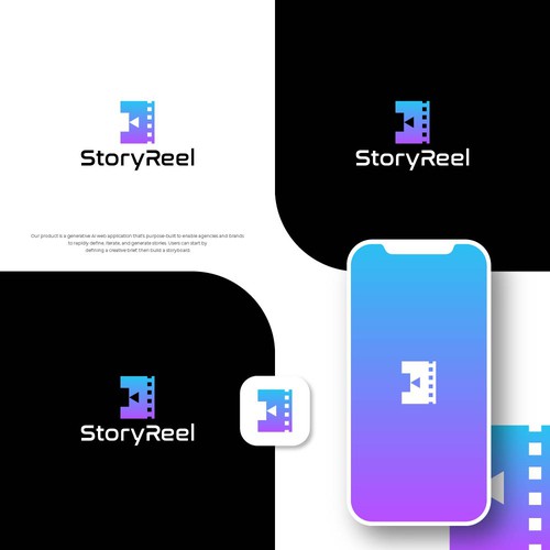 Generative AI storytelling service for creative agencies and brands Design by pixelamazers
