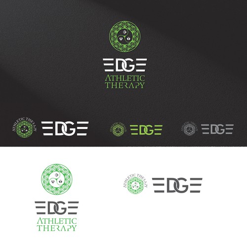 "Holistic Therapy Clinic- Eastern culture mindset- modern design" winning Product label