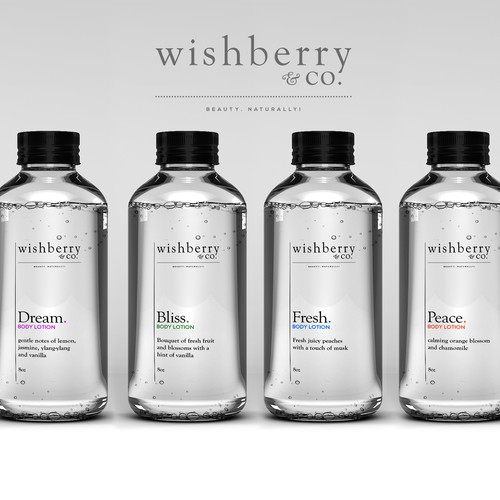 Wishberry & Co - Bath and Body Care Line Design by Mirza Agić