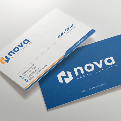 Design a Print Material (Biz Card, Letterhead, Letter) for Legal Funding Company Design by kaylee CK