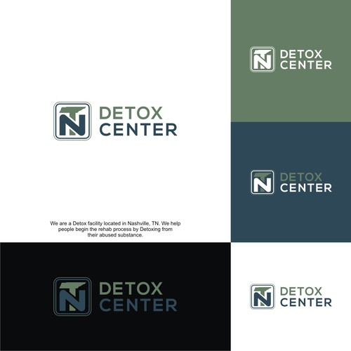 Detox Center Logo Design by @ProSolution.