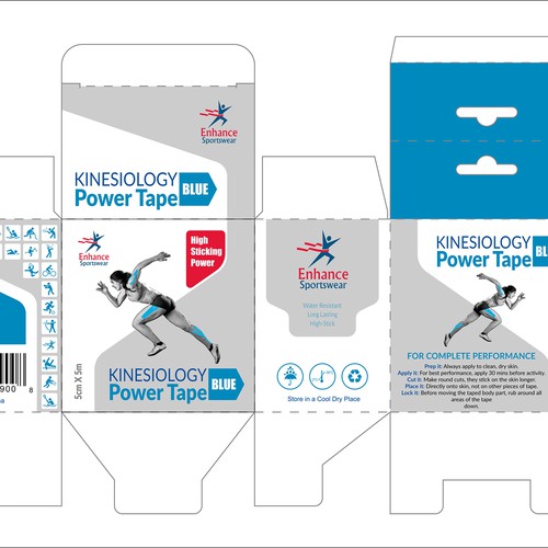 Design a Sports Tape Package Label - Quick turnaround Design by russell.the.ice