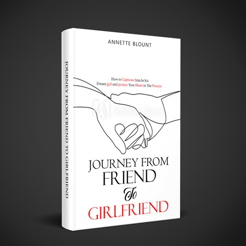 Design a book cover that is fun and playful to help single women experience love beyond friendship Design by Lans Flare