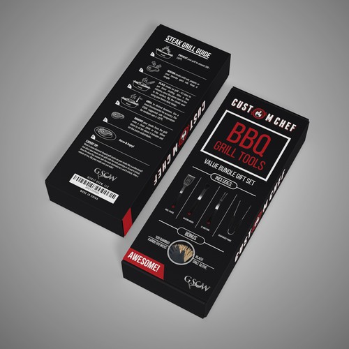 Custom BBQ Grill Tools Package - New Brand. Your help needed! Design by FAREL_14