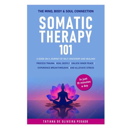 Beautiful & powerful book cover with a lotus flower design Design by 99_master