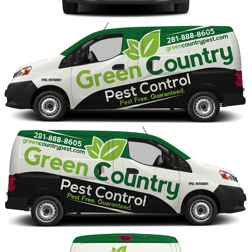 Stunning Wrap for Pest Control Van Design by theANUNGs