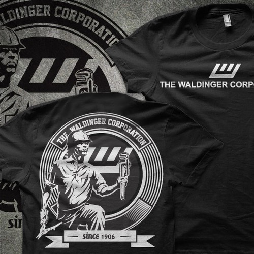 Create the next t-shirt design for The Waldinger Corporation Design by marbona