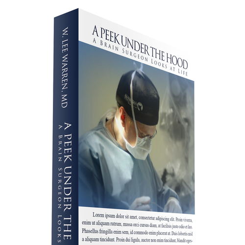 Create a winning book cover design for a brain surgeon's book! Design by ▼Alex Tibio♾️