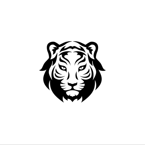 Design di ➤ TIGER HEAD LOGO (Black) di -[ WizArt ]-