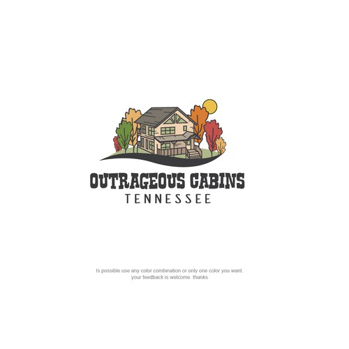 Custom Logo For Cabin Vacation Rental Company In Tennessee Logo