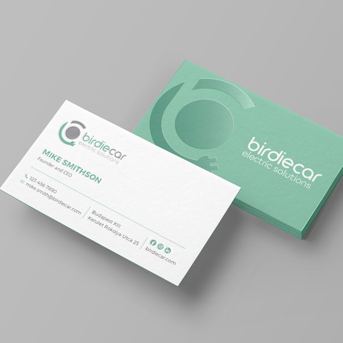 business card for company called birdie Design by Rakibh