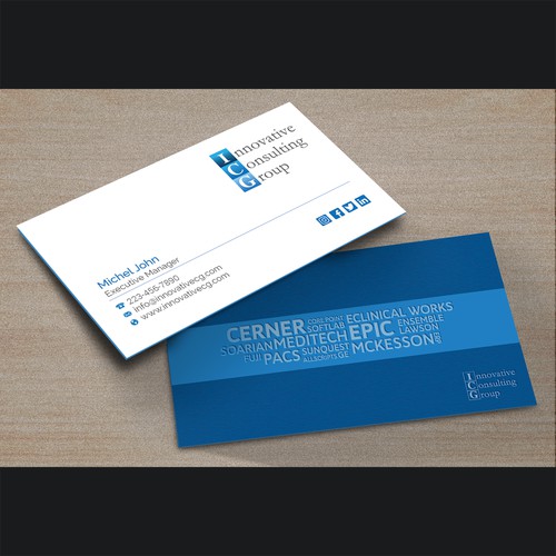 ICG Business Cards Design by fastdesign86