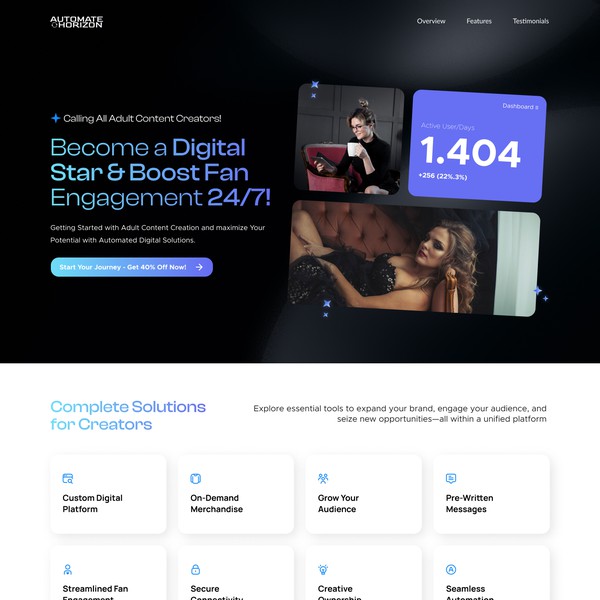 Revamp A Landing Page For Digital Marketing Agency