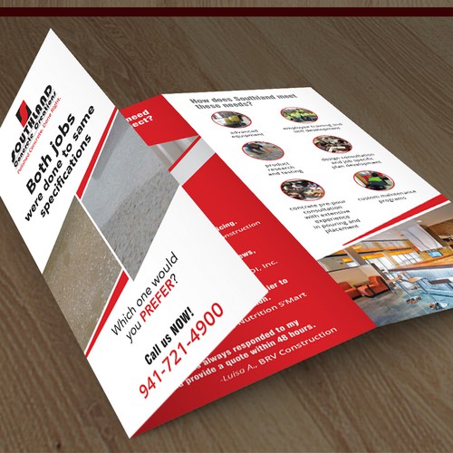 Spotlight premier polished concrete company with revamped brochure