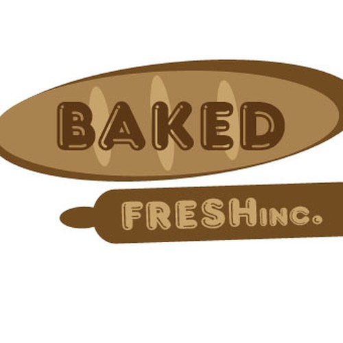 logo for Baked Fresh, Inc. Design by shofalove
