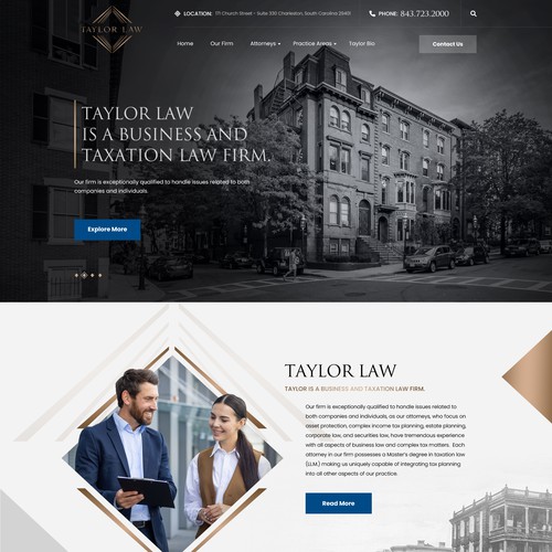 Taylow.Law Website and Software Platform Design by Moonlight Digital