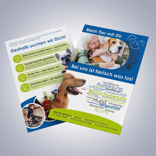 Postcard, flyer or print contest entry by mw mediendesign