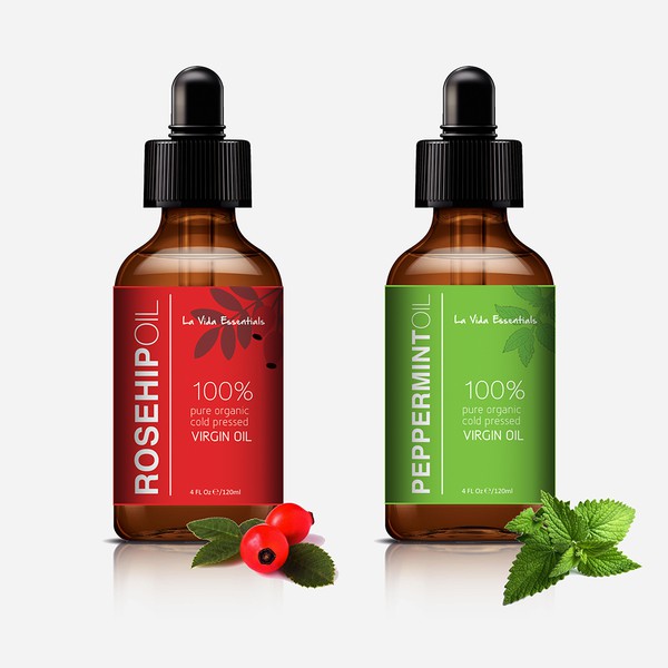 Label design for  essentials oil