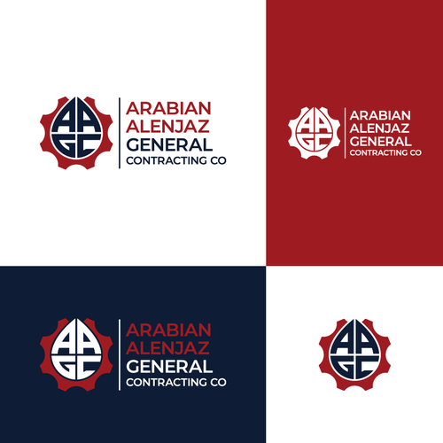 “Modern Industrial Logo for AAGC – Construction & Contracting Company” Design by CaptainZZ