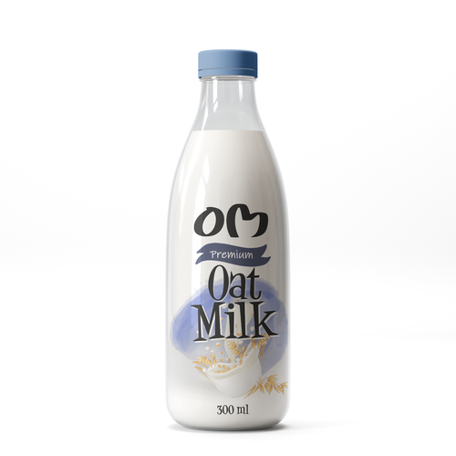 Design New oat Milk label di halesen