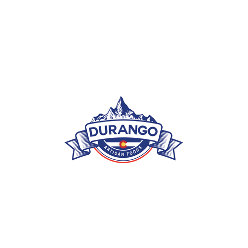 Colorado mountain theme logo for Durango Artisan Foods | Logo design ...