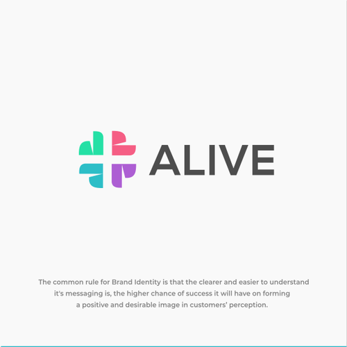 Design a logo for a research project called: ALIVE-ontwerp door by Laura