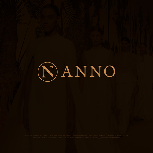 Craft a Unique Wordmark and Monogram for ANNO's Luxury Evening Wear Diseño de okydelarocha