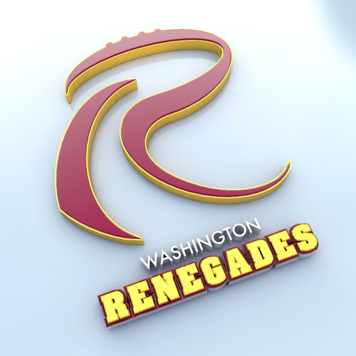 Community Contest: Rebrand the Washington Redskins  Design by DiegoGoi