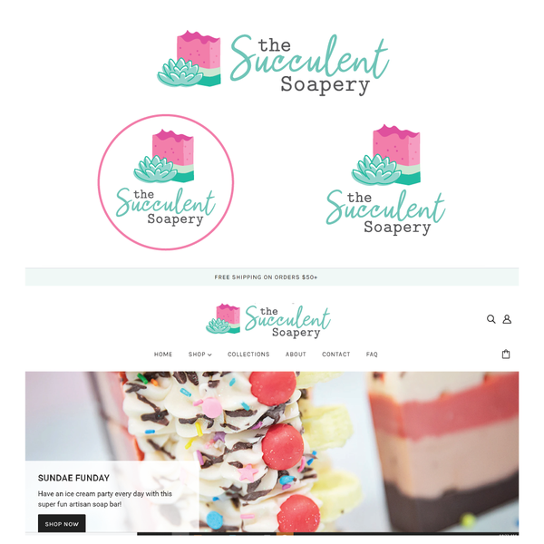 Design by Rebekah.M titled "Logo for Handmade Artisan Soap Company"