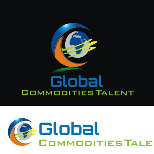 Logo for Global Energy & Commodities recruiting firm Design by Virus Art