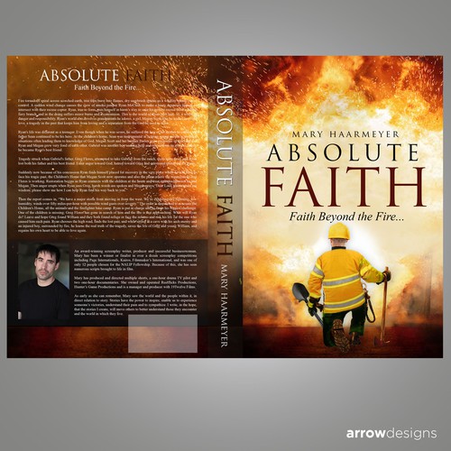 Inspirational Book Cover "Absolute Faith" Design by Arrowdesigns