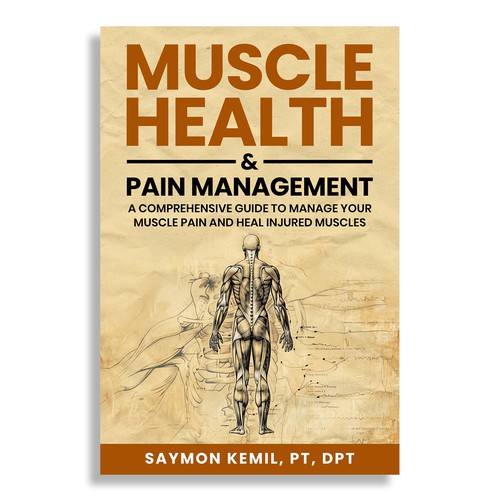 Book cover with a drawing images of the human anatomy combining muscles and bone structure. Design by Cinque❞