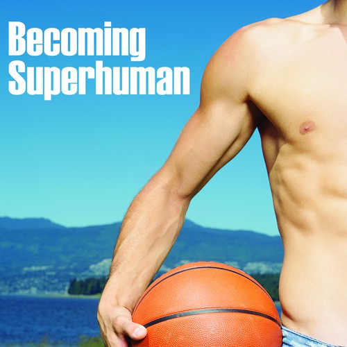 "Becoming Superhuman" Book Cover Diseño de Leoish