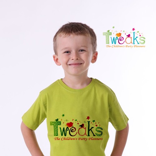 logo for Tweaks - The Children's Party Planners Design by Wessam_e