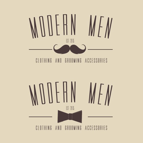 Manly, Retro-Modern Logo for Modern Men: A Subscription Box for the Modern Gentleman Design by W_I_R_E