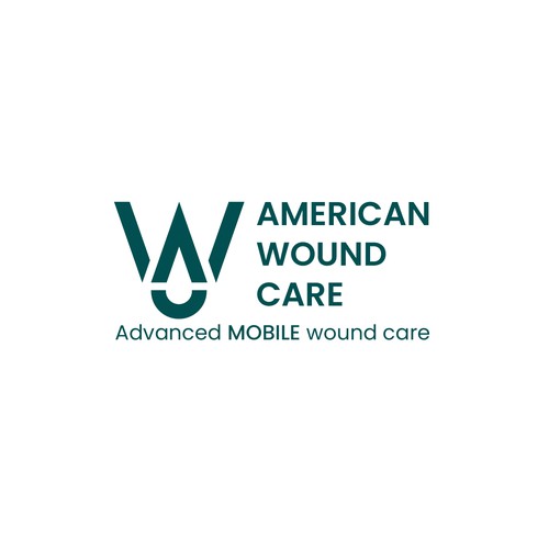 Clean logo for mobile wound care center Design by Designs Any How
