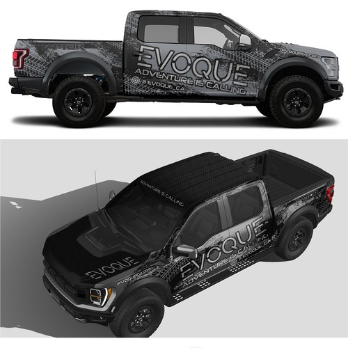 FORD RAPTOR 2021 WRAP IN BRAND LOGO Design by Nick T.